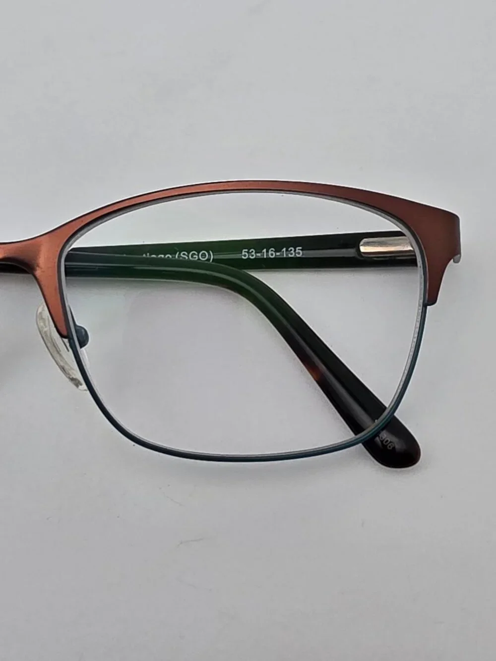 Vera Bradley Sharon Santiago Bronze Cat Eye Eyeglasses Frame w/ Case 53-16-135